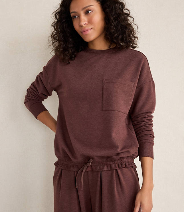 Haven Well Within Fleece Cinched Crewneck