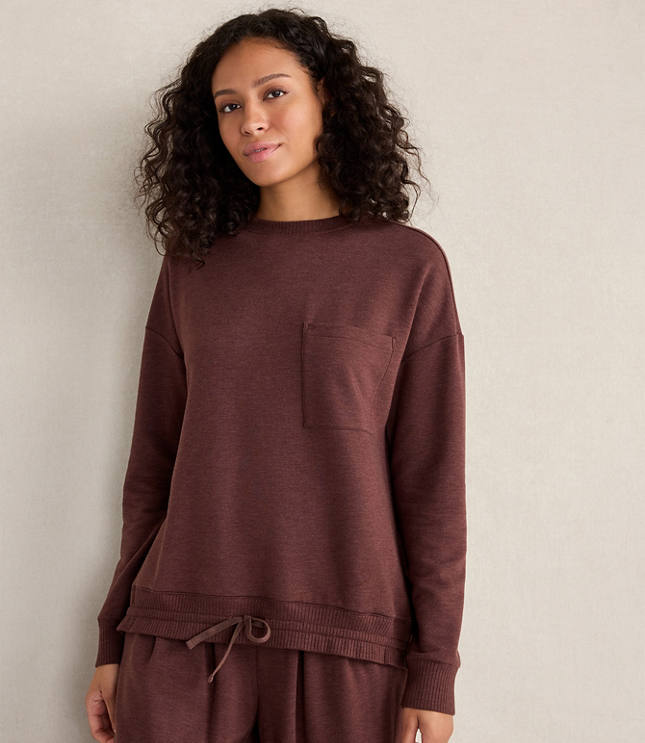 Haven Well Within Fleece Cinched Crewneck