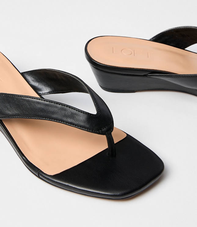 Mini Wedge Thong Sandals
