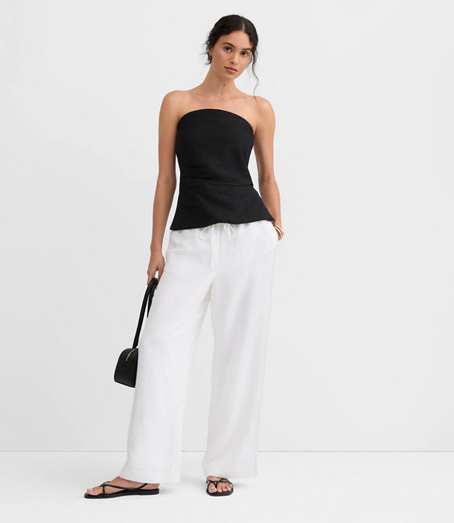 Tall Sawyer Pull On Pants in Linen Blend