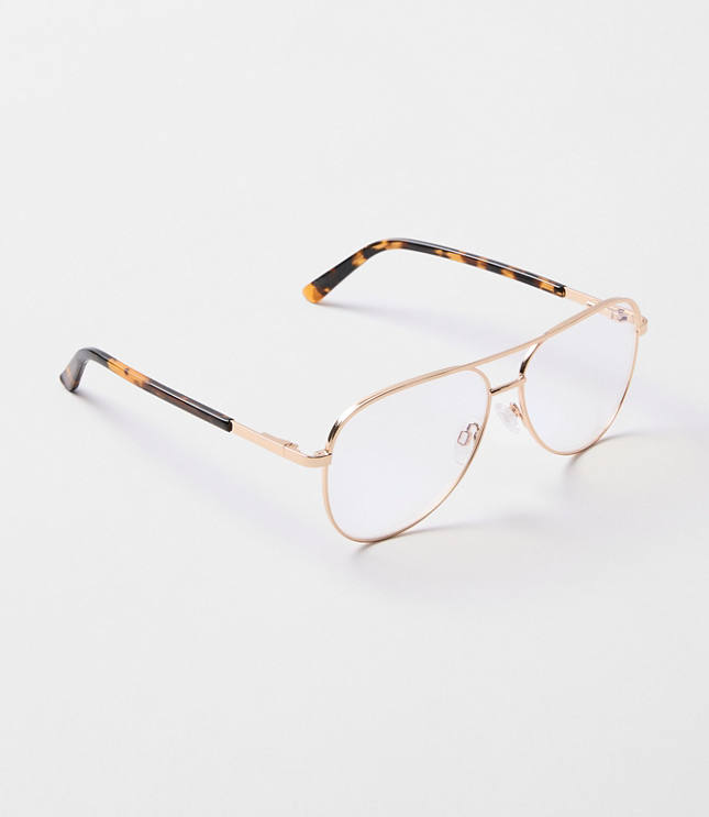 LOFT Versa Blue Light Aviator Glasses