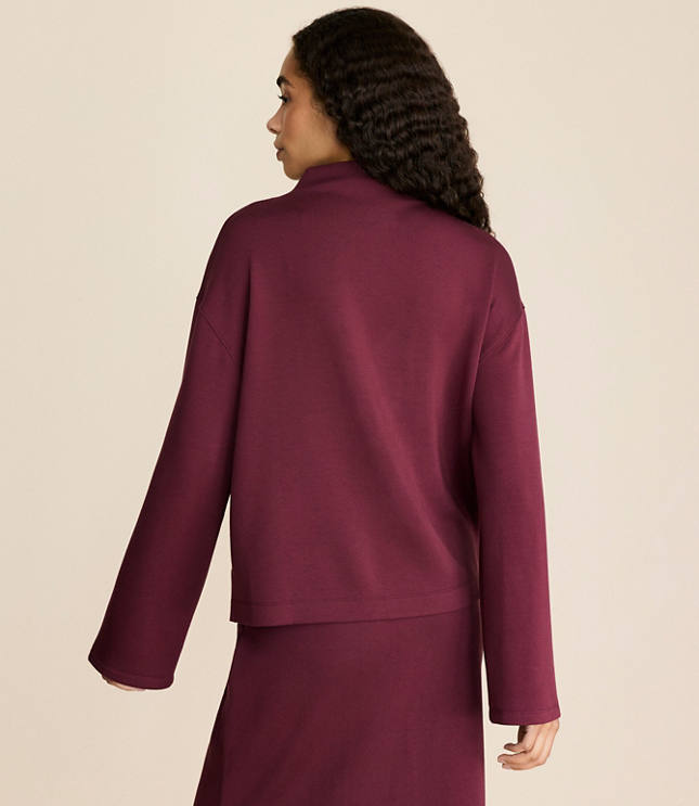 Lou & Grey Scubasoft Mock Neck Top