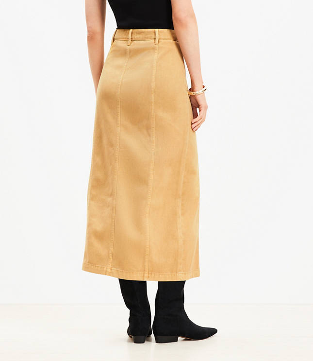 Utility Pocket Midi Skirt