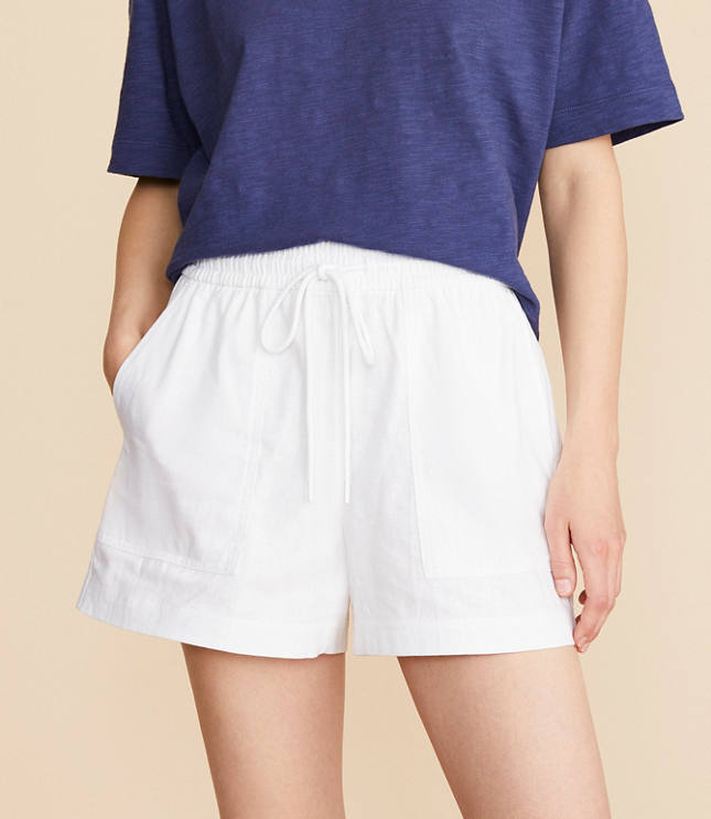 Lou & Grey Linen Cotton Shorts