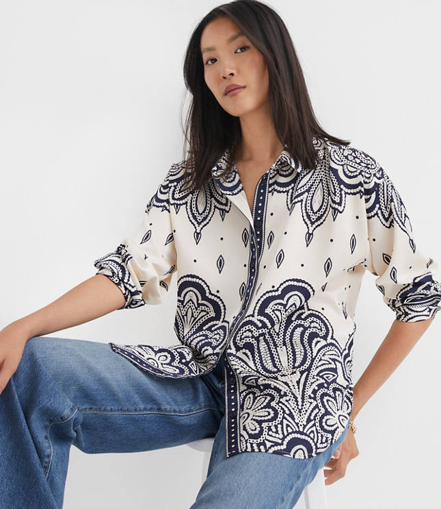 Paisley Everyday Tunic Shirt