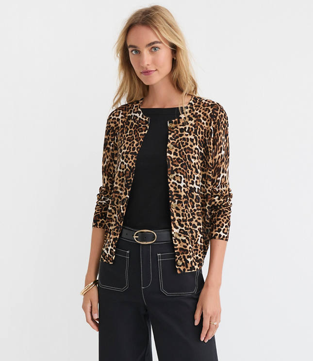 Animal Print Cardigans | Loft