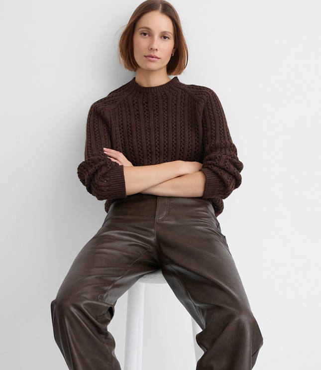 Stitchy Raglan Sweater