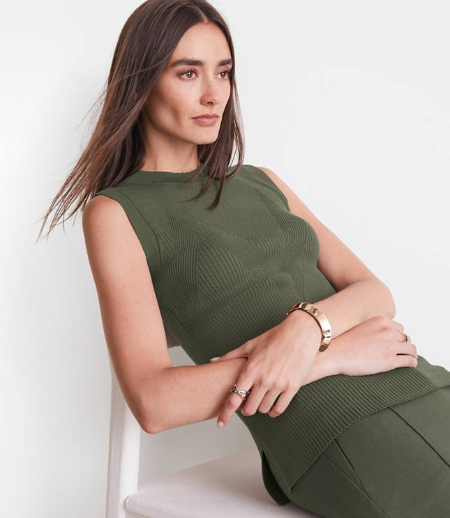 LOFT Versa Ribbed Shell