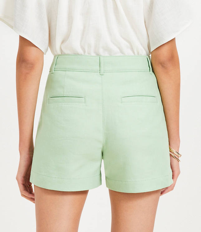 Petite Palmer Shorts in Twill