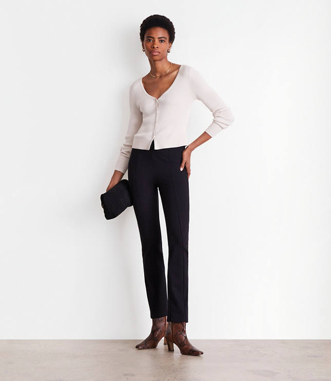 LOFT Versa Ribbed V-Neck Cardigan