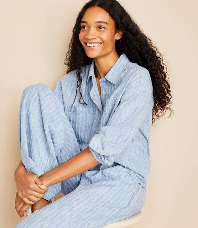 Lou & Grey Striped Pocket Shirt