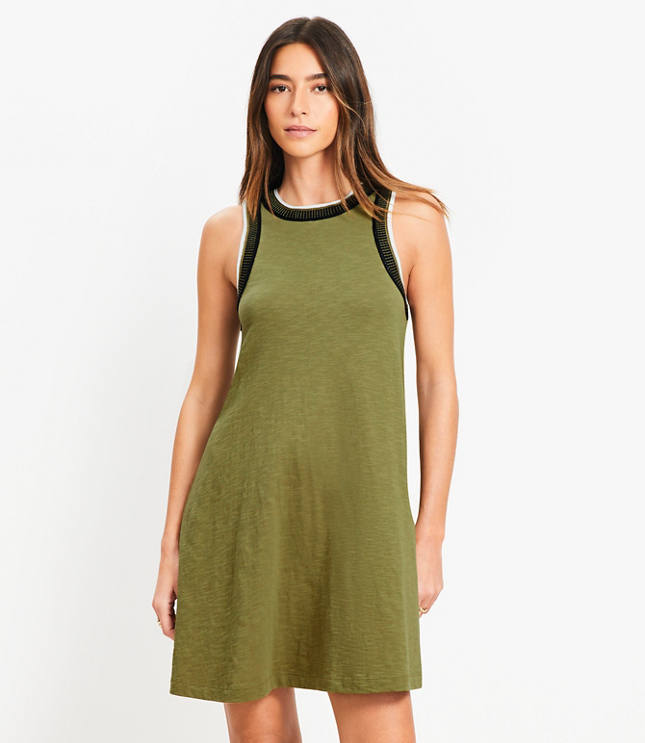 Tall Stitched Tank Mini Dress