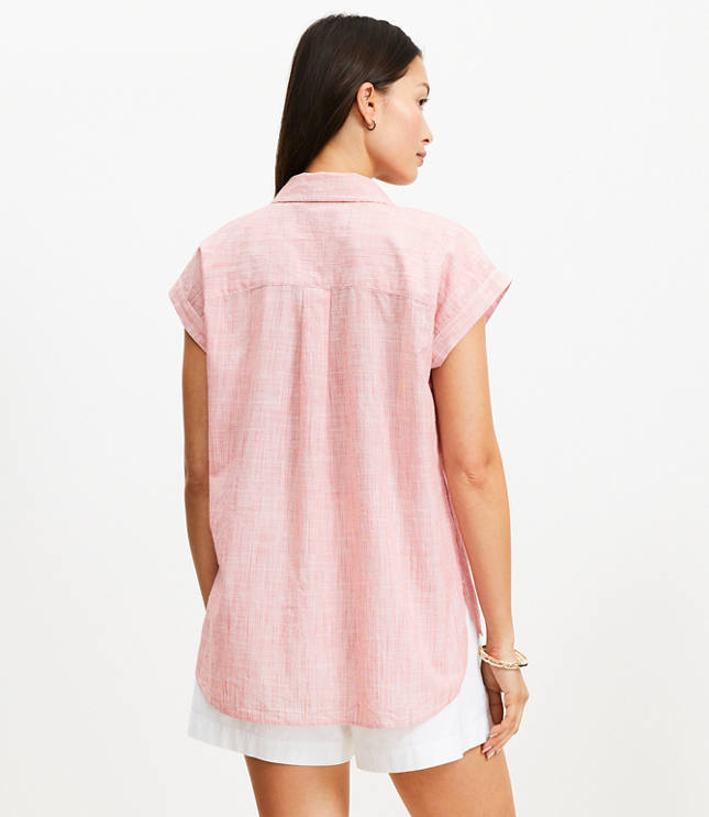 Petite Dolman Utility Everyday Shirt