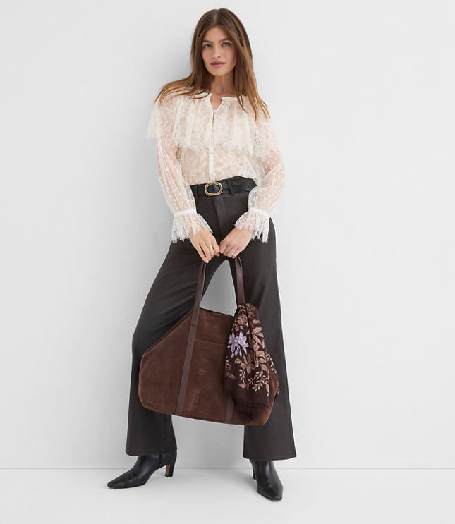 Chantilly Lace Cape Blouse