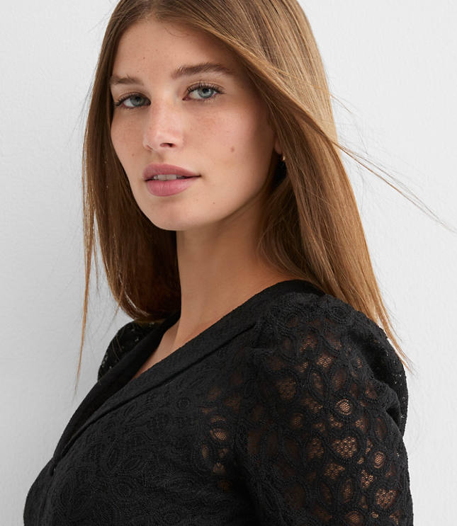 Lace Shawl Cardigan Top