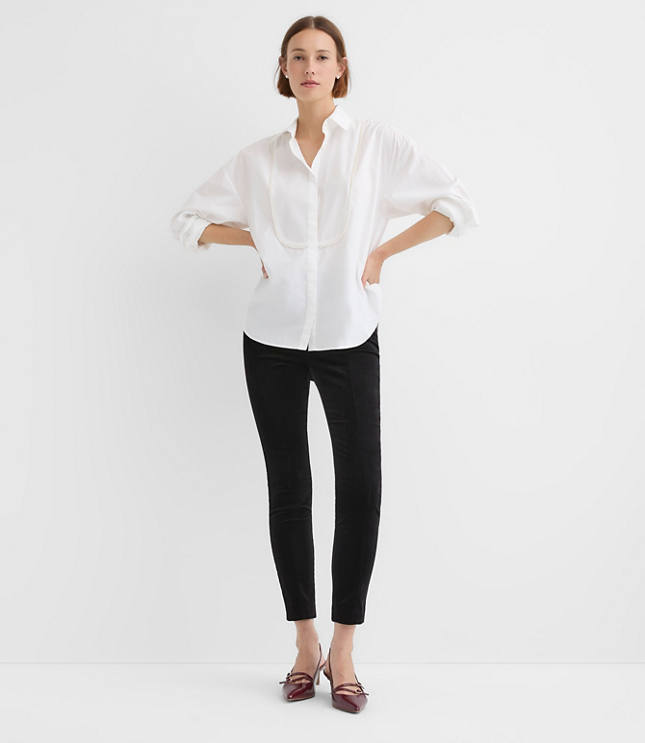 Pearlized Bib Tuxedo Shirt
