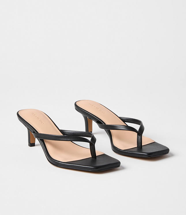 LOFT Versa Kitten Heel Thong Sandals