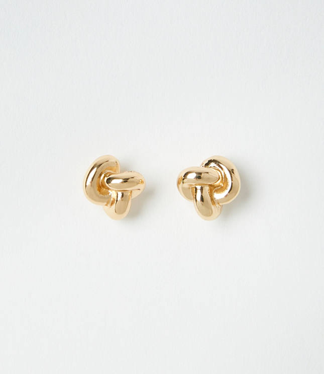 Delicate Knot Stud Earrings