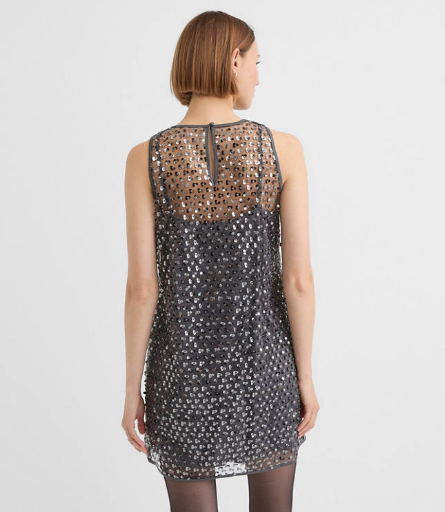 Sequin Cluster Mini Dress