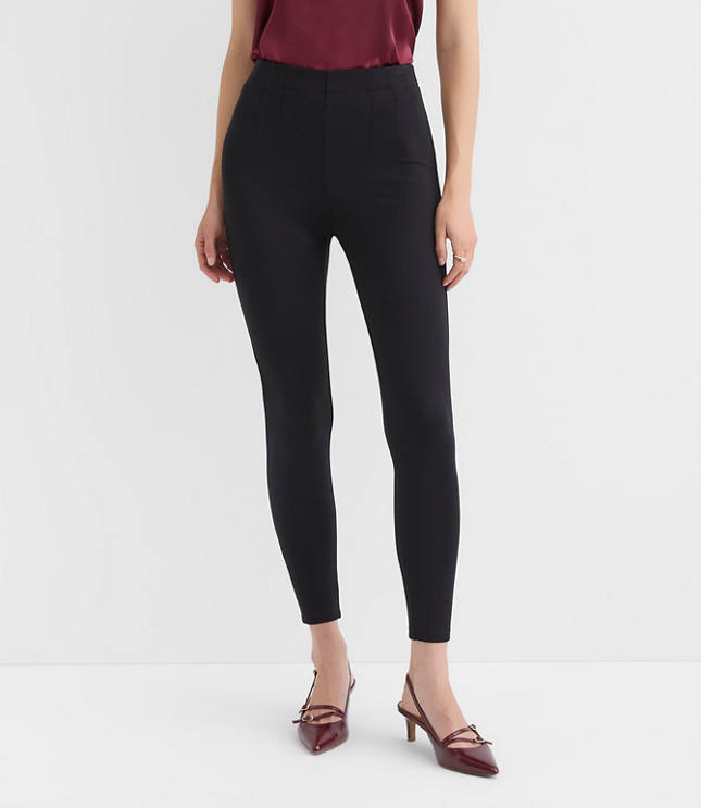 Darted Leggings in Ponte