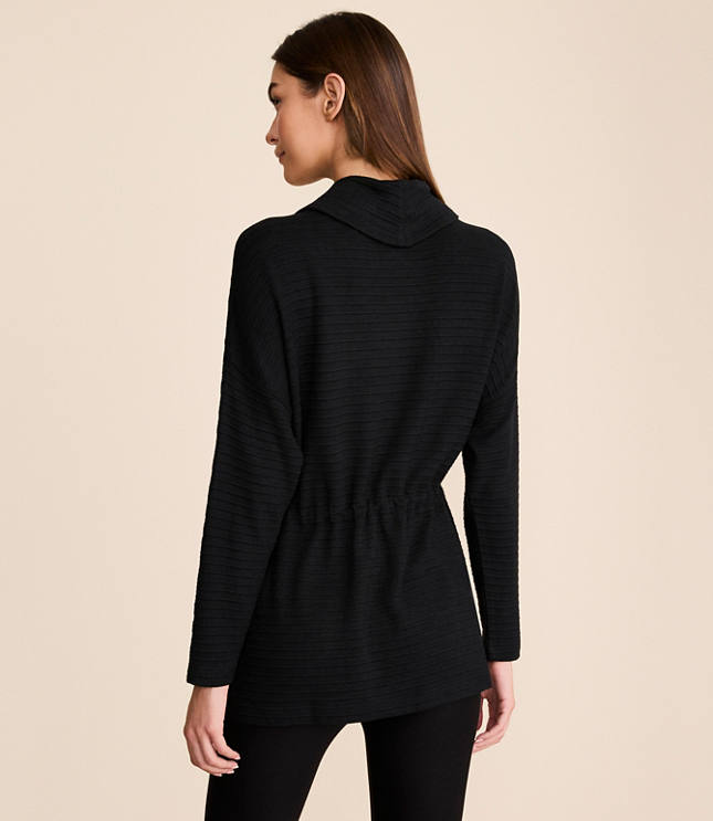 Lou & Grey Ottoman Drawstring Tunic Top