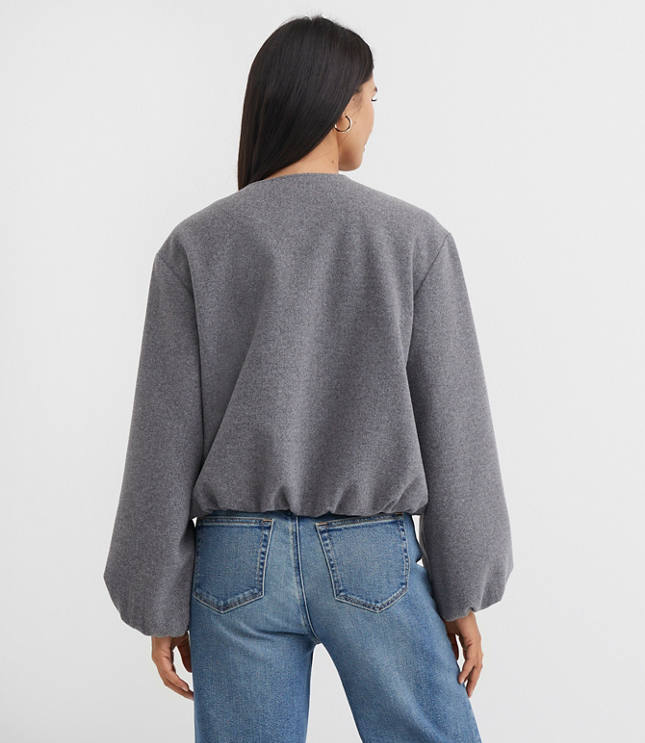 Petite Bubble Bomber Jacket