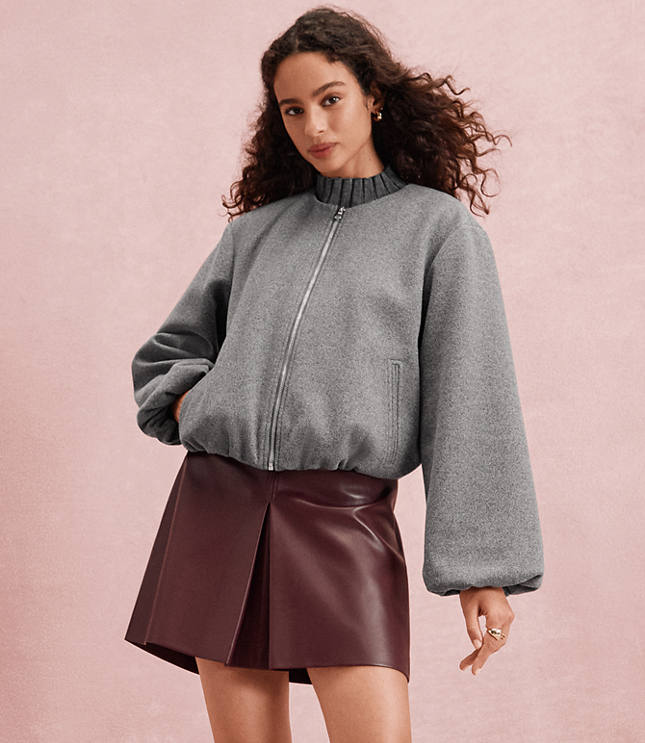 Petite Bubble Bomber Jacket
