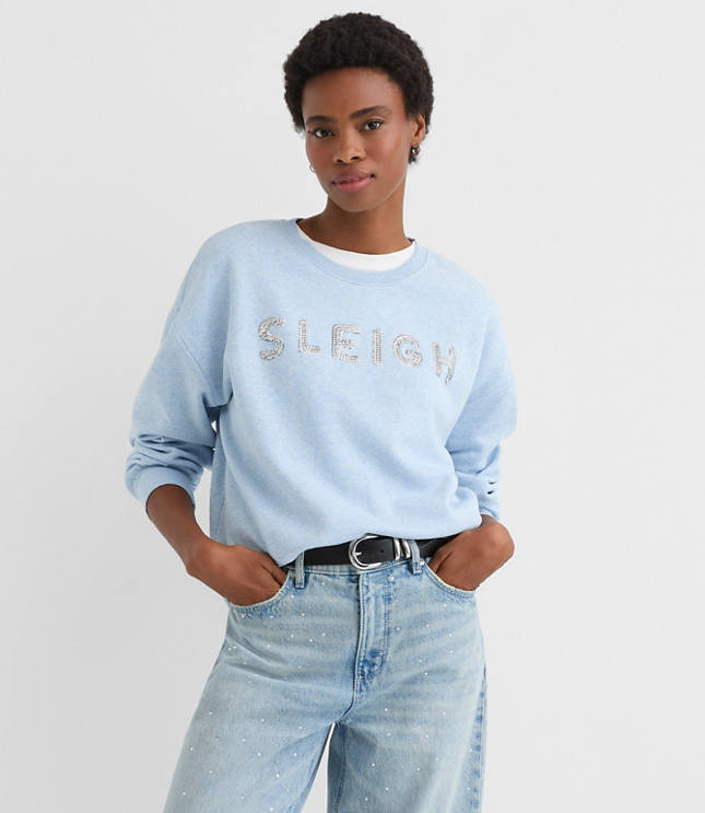 Sleigh Sequin Sweatshirt