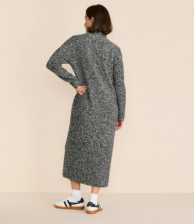 Lou & Grey Drawstring Neck Maxi Sweater Dress