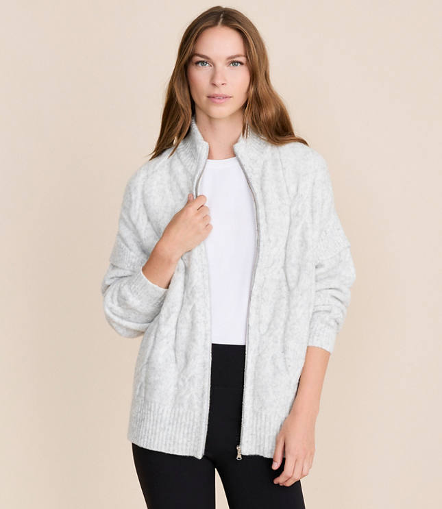 Lou & Grey Oversized Cable Coatigan