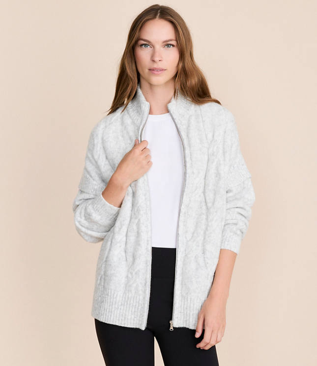 Lou & Grey Oversized Cable Coatigan