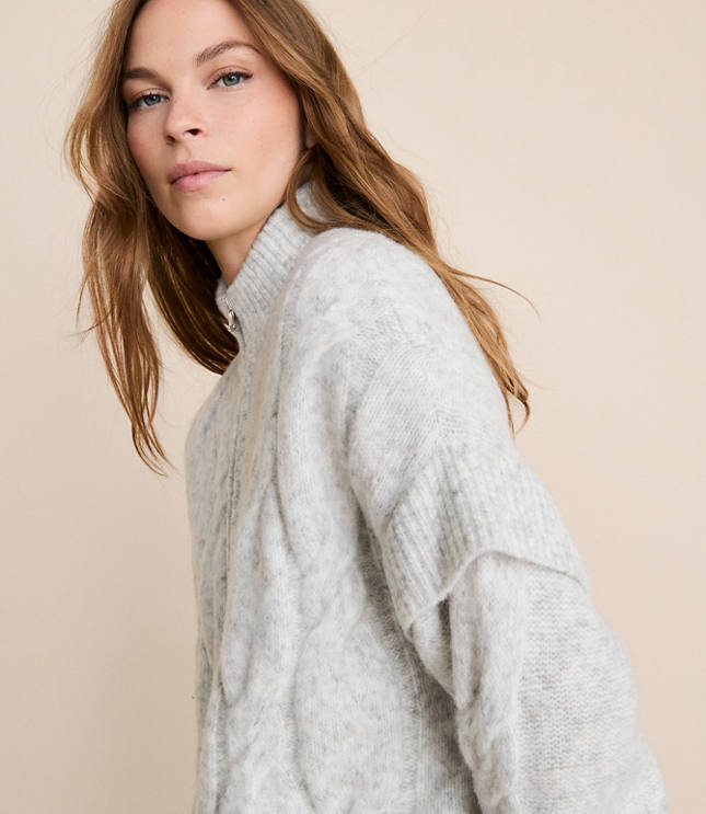 Lou & Grey Oversized Cable Coatigan