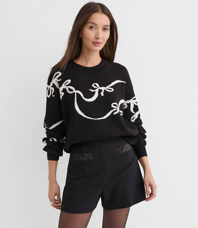 Bow Blouson Sweater