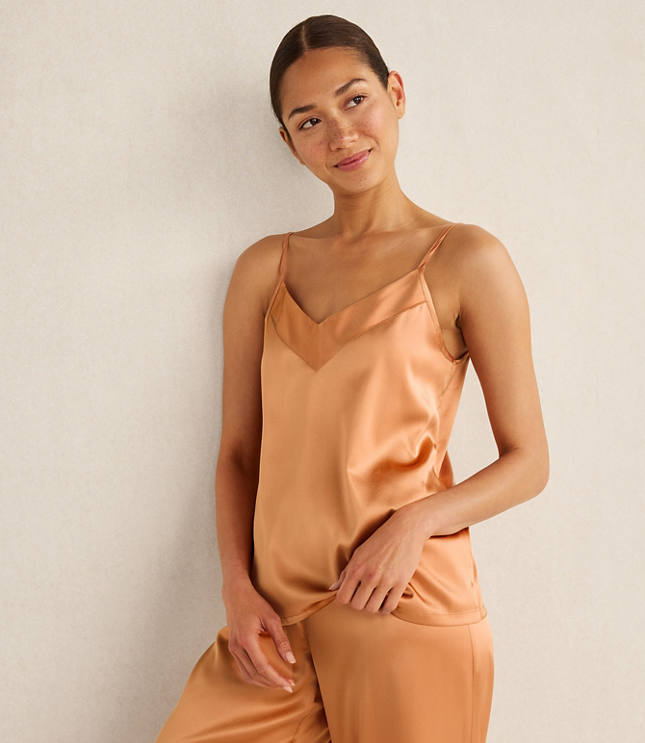 Haven Well Within Washable Silk Double V Sleep Cami carousel Product Image 1