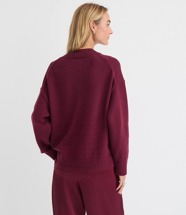 Slouchy V-Neck Sweater