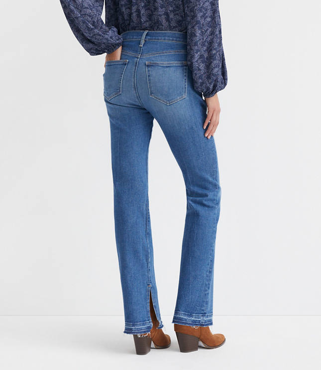 Petite Mid Rise Boot Jeans Luxe Medium Wash