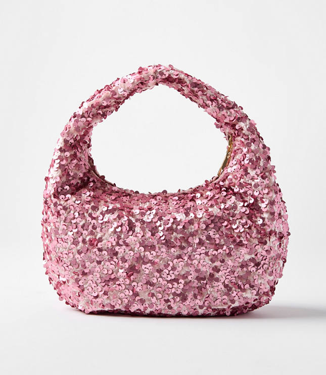 Sequin Hobo Bag