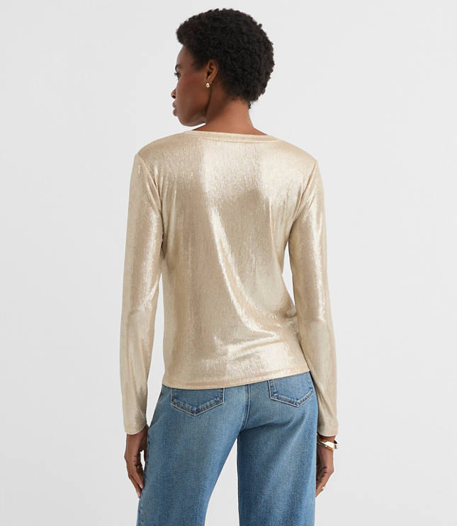 Foil Long Sleeve Everyday Tee