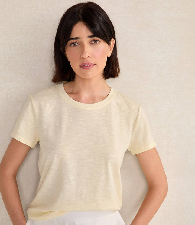 Haven Well Within Organic Cotton Slub Crewneck Tee