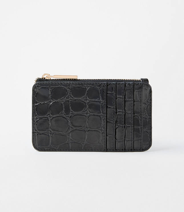 Embossed Zip Wallet