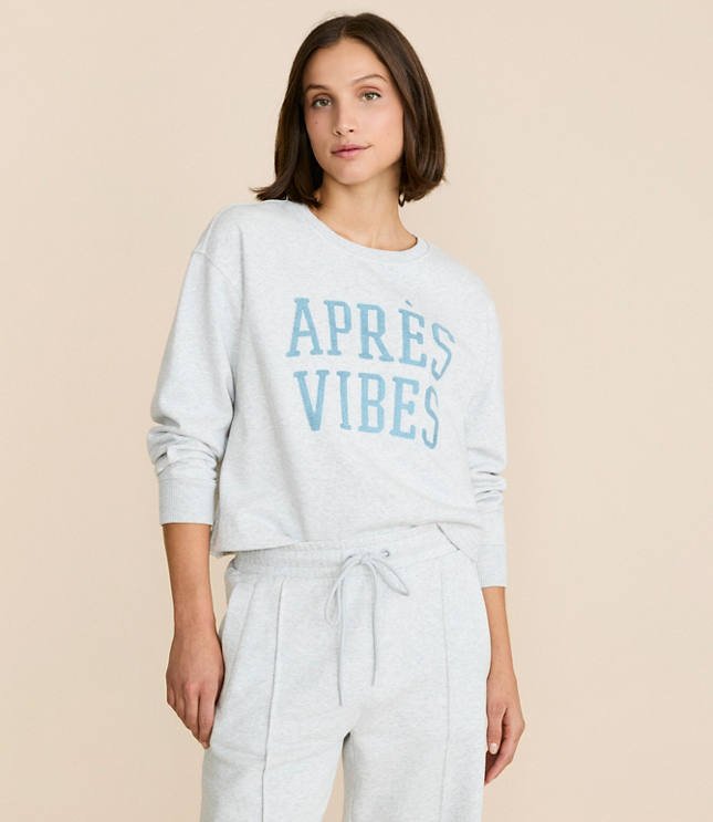 Lou & Grey Apres Vibes Elite Fleece Dolman Sweatshirt