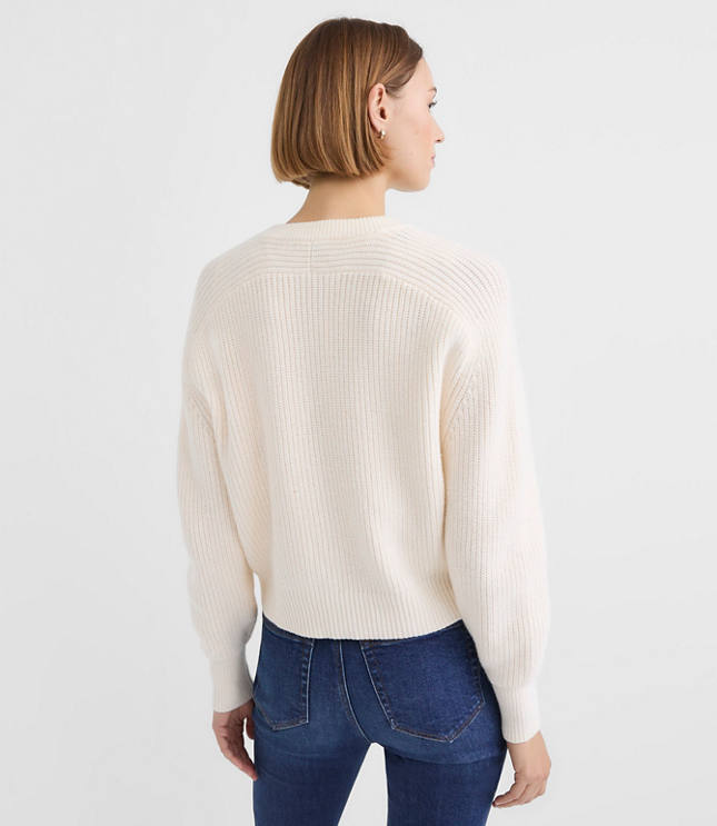 Ribbed Relaxed Cardigan