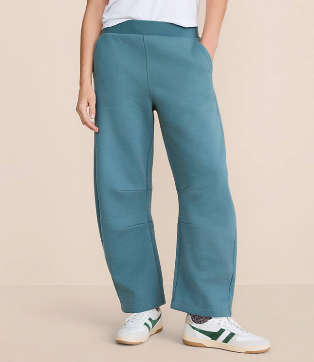 Petite Lou & Grey Elite Fleece Barrel Pants