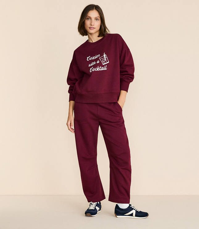 Petite Lou & Grey Elite Fleece Barrel Pants