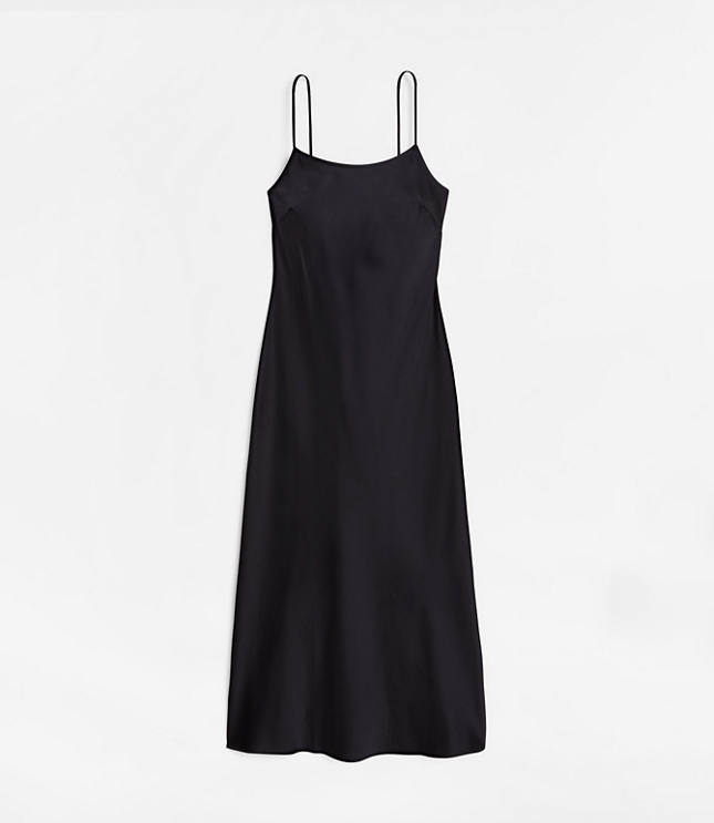LOFT Versa Satin Maxi Slip Dress
