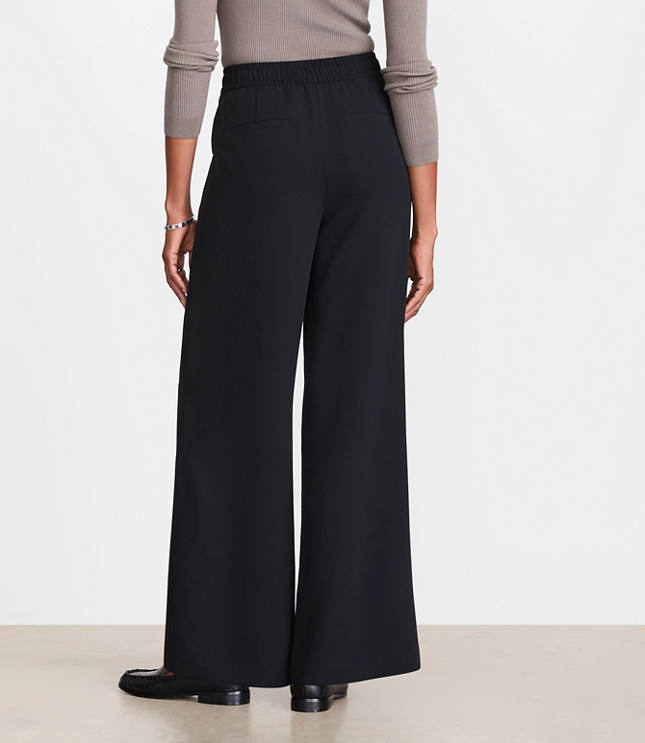 LOFT Versa Crepe Drape Drawstring Pants