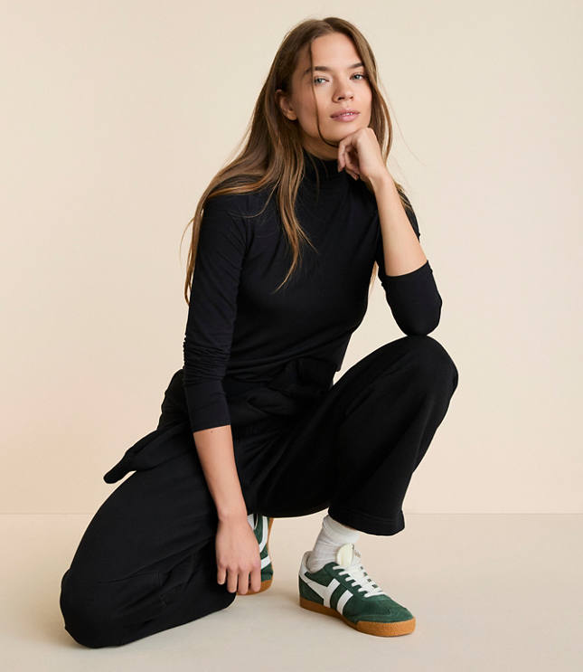 Lou & Grey Essential Modal Turtleneck Top