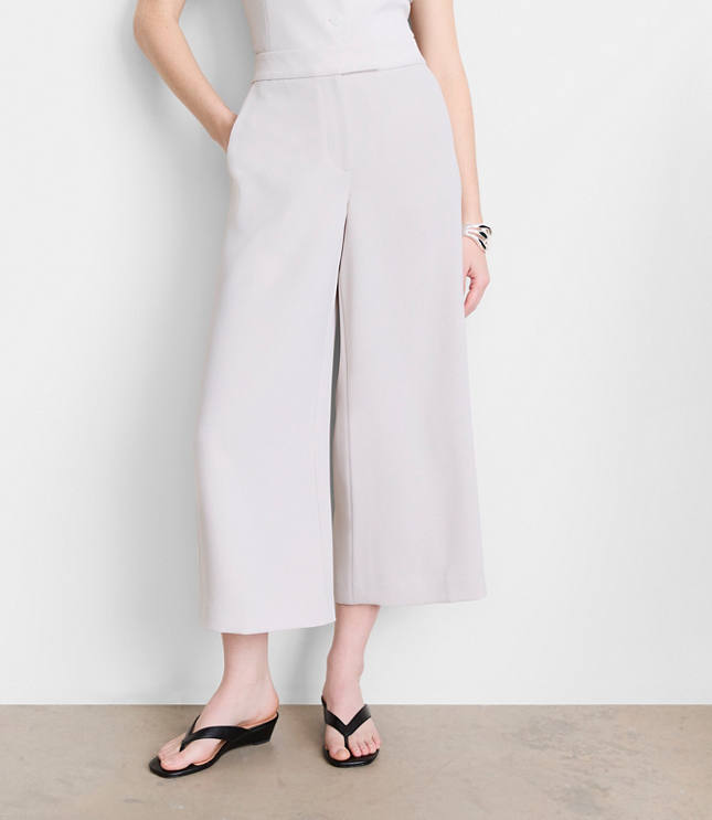 LOFT Versa Crepe Drape Culottes