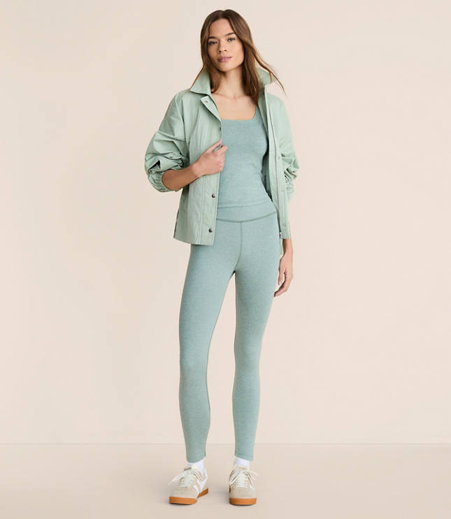 Lou & Grey Heathered Brushedsoft Pocket Leggings