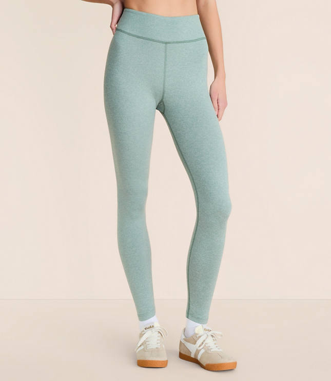 Lou & Grey Heathered Brushedsoft Pocket Leggings